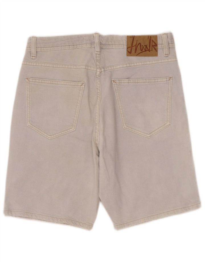 Zara Herren Jeansshorts EU 38 Small W30 Graue Baumwolle