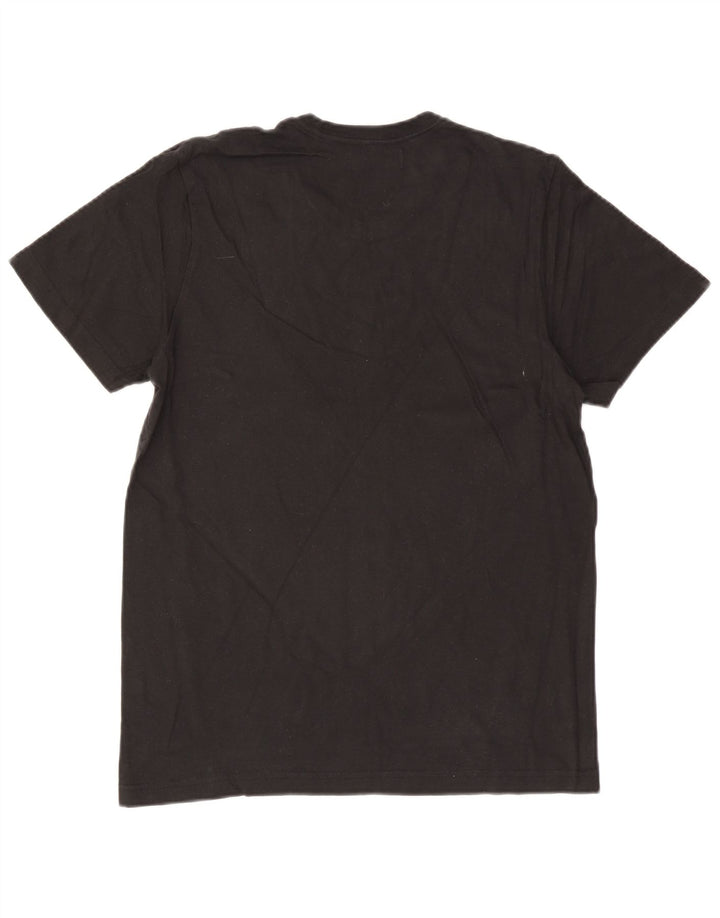 ADIDAS Herren Grafik T-Shirt Top Medium Schwarz Baumwolle