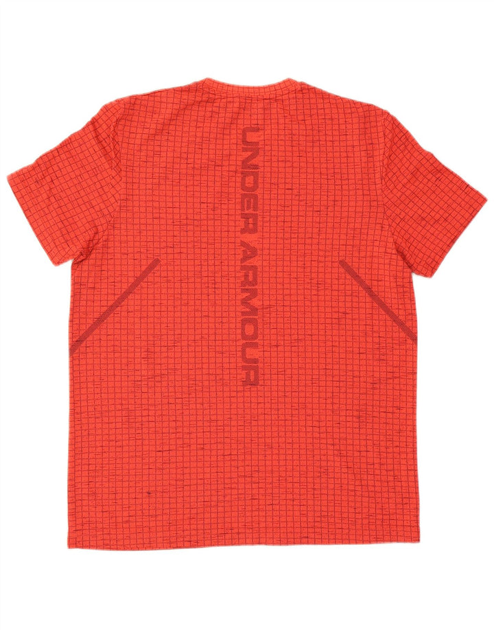 Under Armour Herren-T-Shirt mit Grafik, großes rotes Nylon