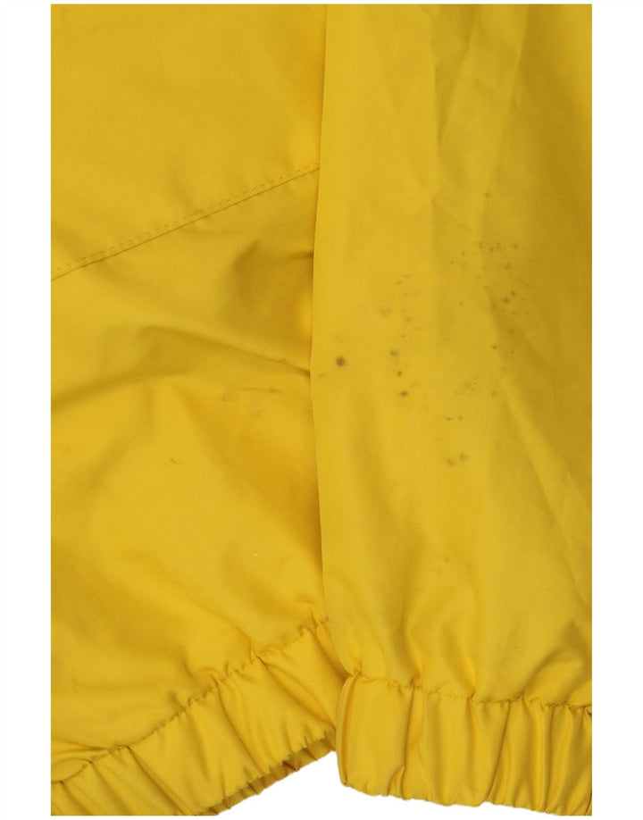 ELLESI Womens Graphic Hooded Anorak Jacket UK 14 Mittelgelbes Polyester