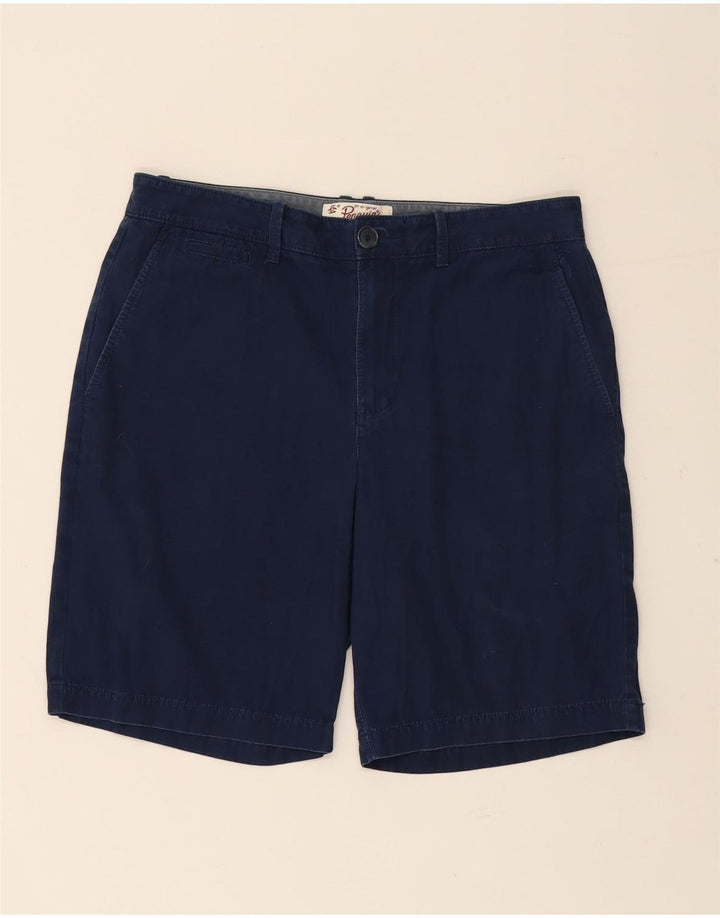 PENGUIN Herren-Chinoshorts W32, mittelmarineblaue Baumwolle
