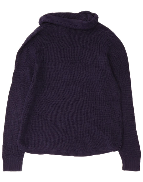 RALPH LAUREN Damen-Pullover mit Rollkragen, Gr. 18, XL, Marineblau, Baumwolle