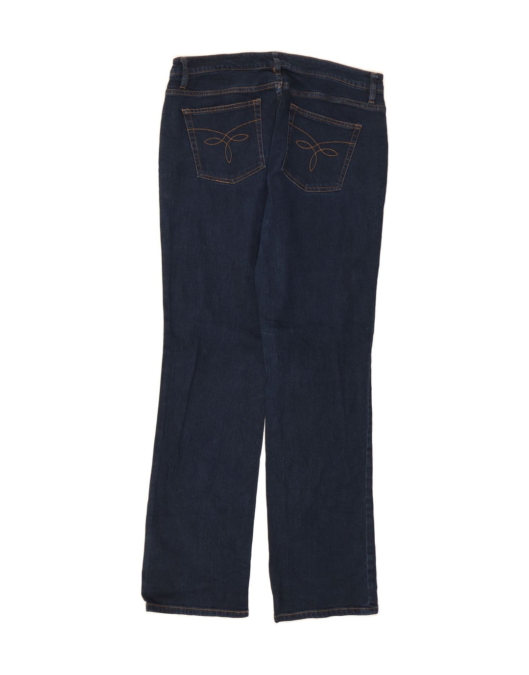 CHAPS Womens Straight Jeans US 12 Large W34 L32 Navy Blue Vintage Chaps and Second-Hand Chaps from Messina Hembry 