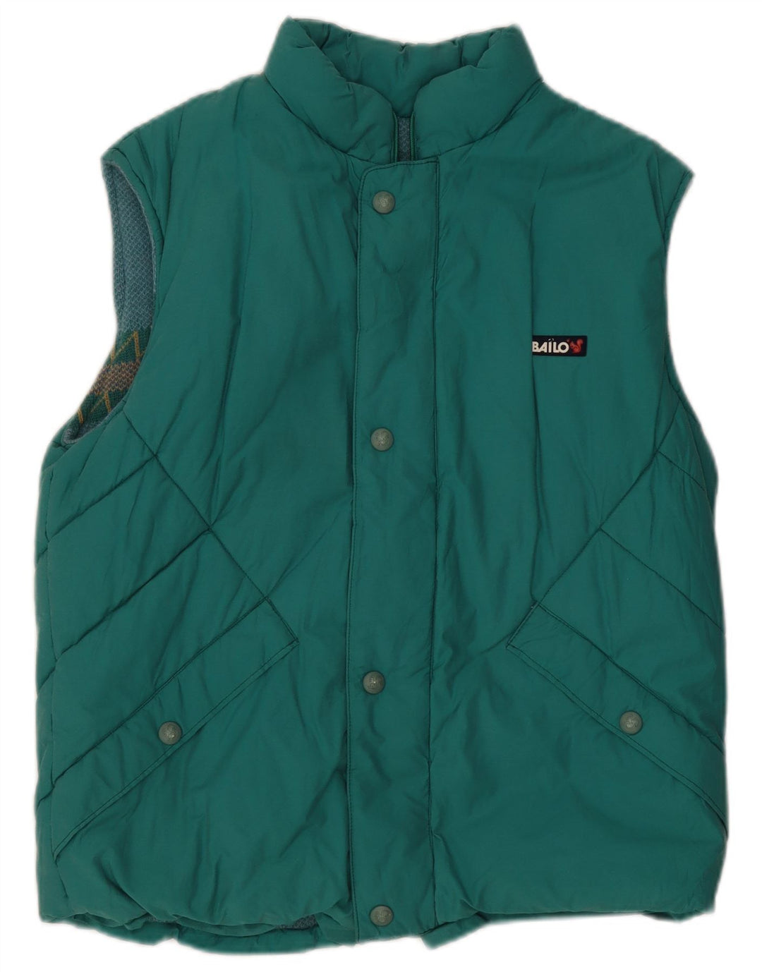 Bailo Herren Wattierte Weste UK 40 Large Grün