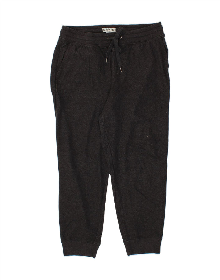 ORVIS Mens Tracksuit Trousers Joggers Large  Grey Polyester Vintage Orvis and Second-Hand Orvis from Messina Hembry 