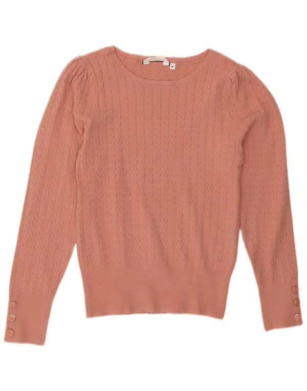 Naf Damen-Pullover mit U-Boot-Ausschnitt, UK 12, mittelrosa Viskose