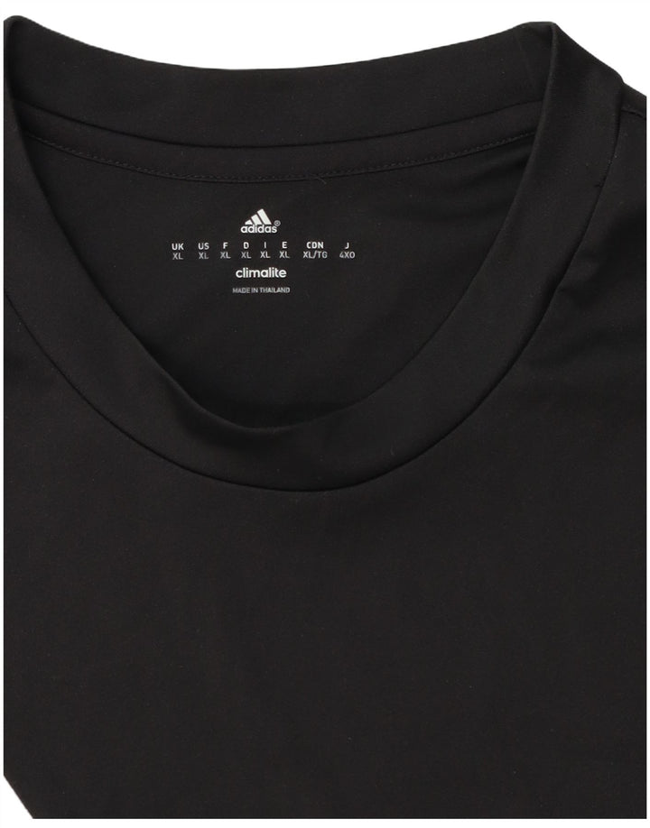Adidas Herren Climalite T-Shirt Top XL Schwarz