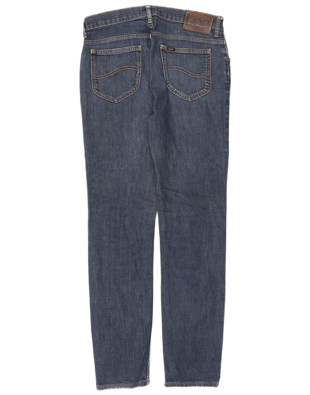 Lee Herren Rider Slim Jeans W30 L32 Marineblaue Baumwolle
