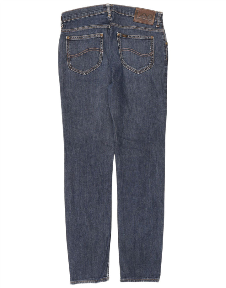 Lee Herren Rider Slim Jeans W30 L32 Marineblaue Baumwolle