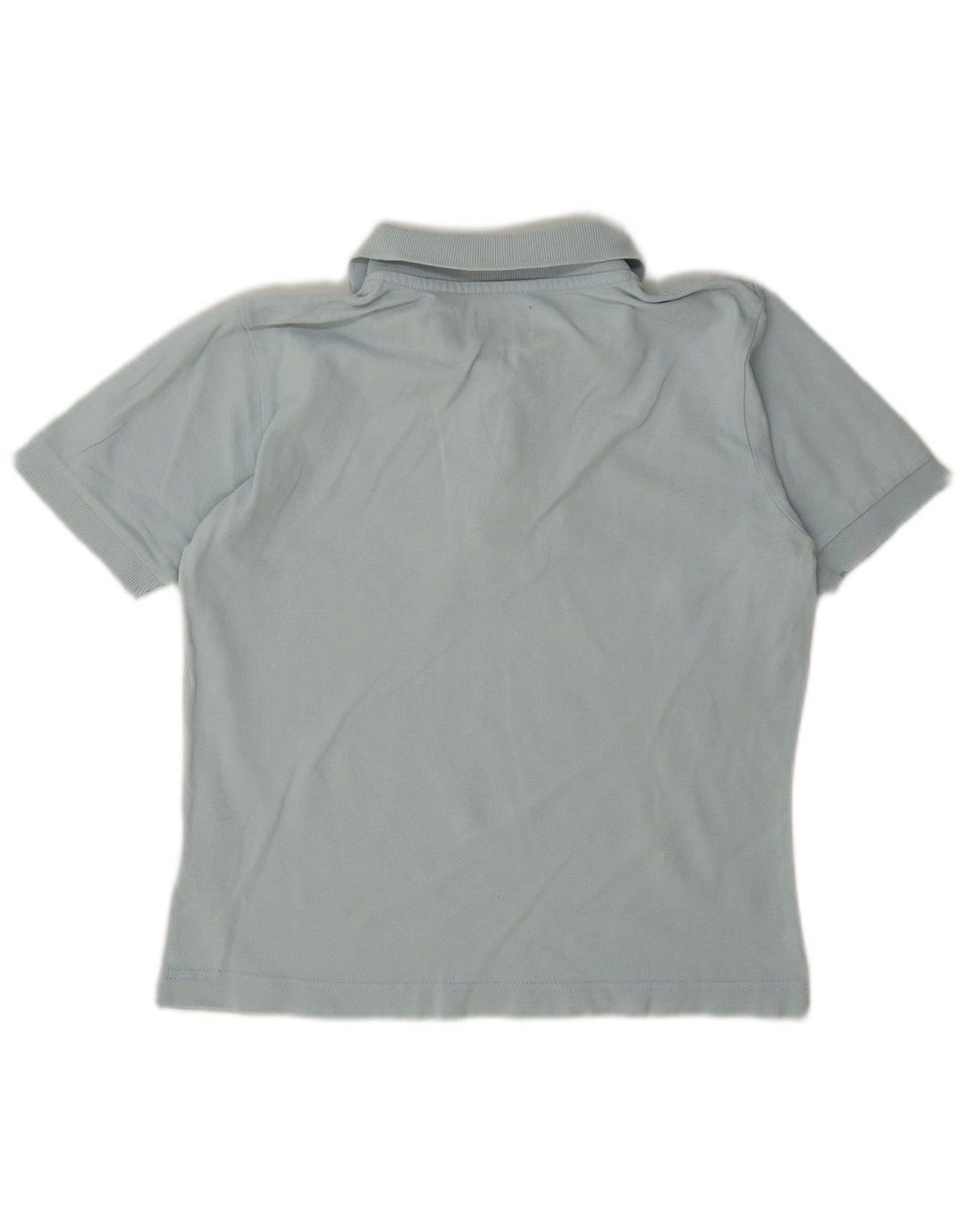 Kappa Damen Poloshirt UK 12 Mittelblaue Baumwolle