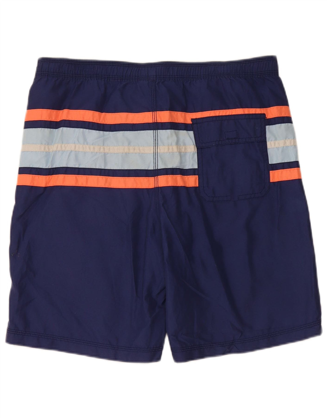 IZOD Herren-Badeshorts, klein, marineblau, gestreift, Polyester