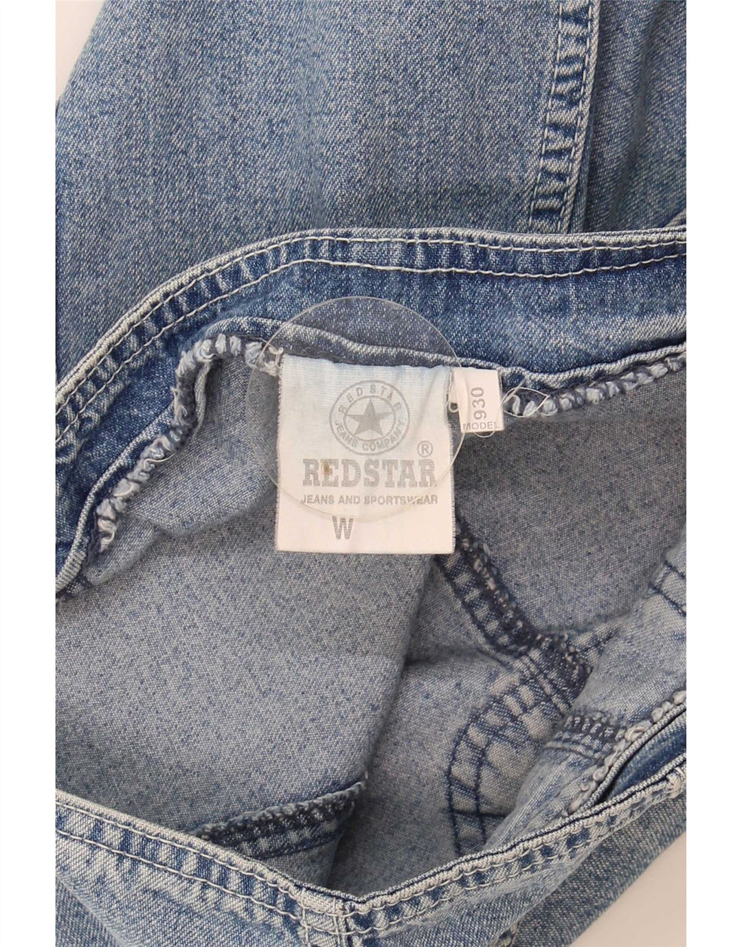 Vintage Damen Mini Jeansrock W27 Kleine blaue Baumwolle