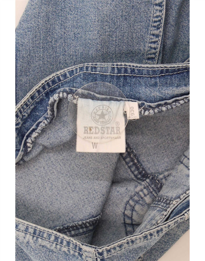Vintage Damen Mini Jeansrock W27 Kleine blaue Baumwolle