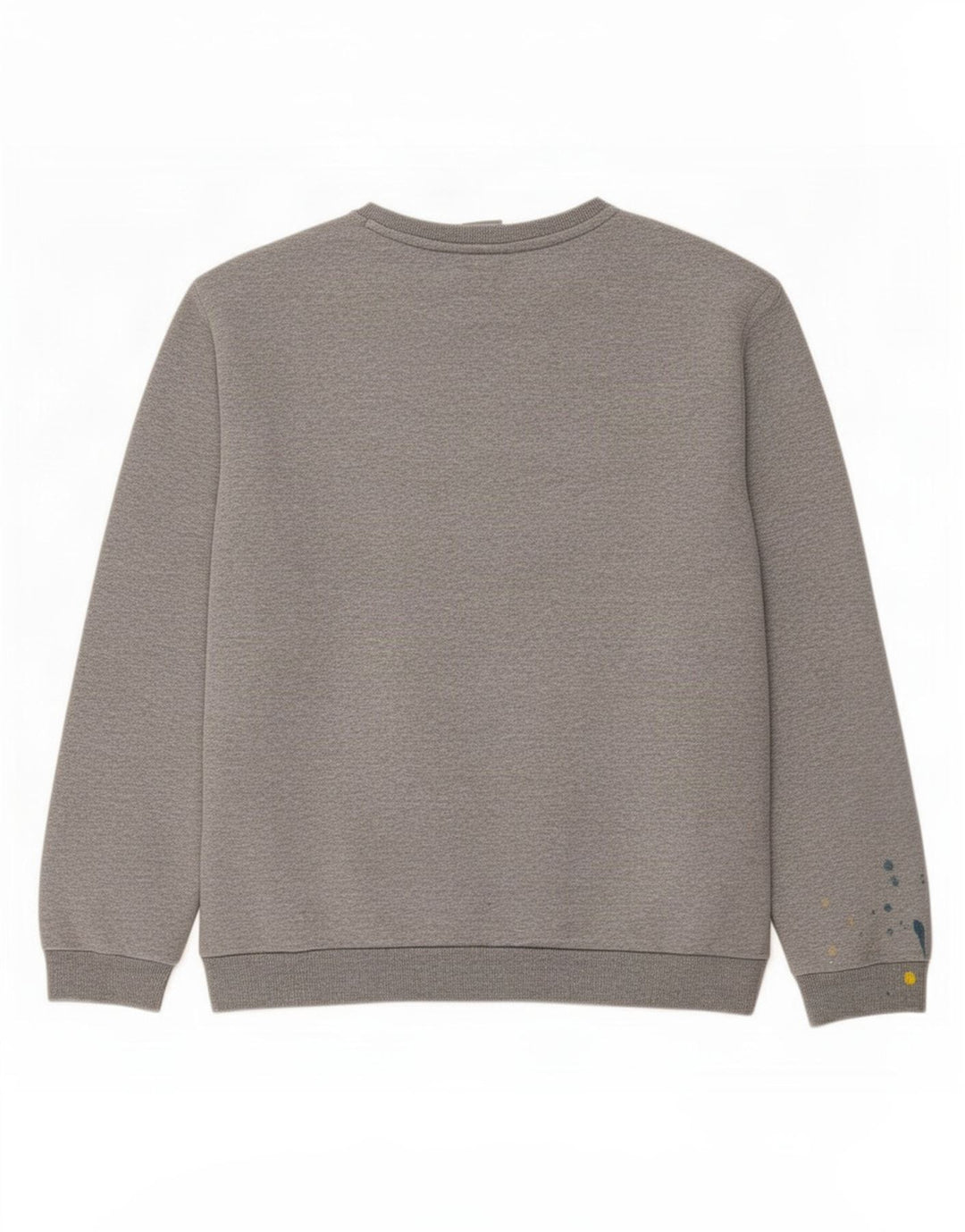 Puma Herren-Sweatshirt-Pullover, große grau gefleckte Baumwolle