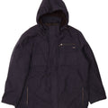 Calvin Klein Herren-Windbreakerjacke mit Kapuze, UK 42, XL, Marineblau, Polyester