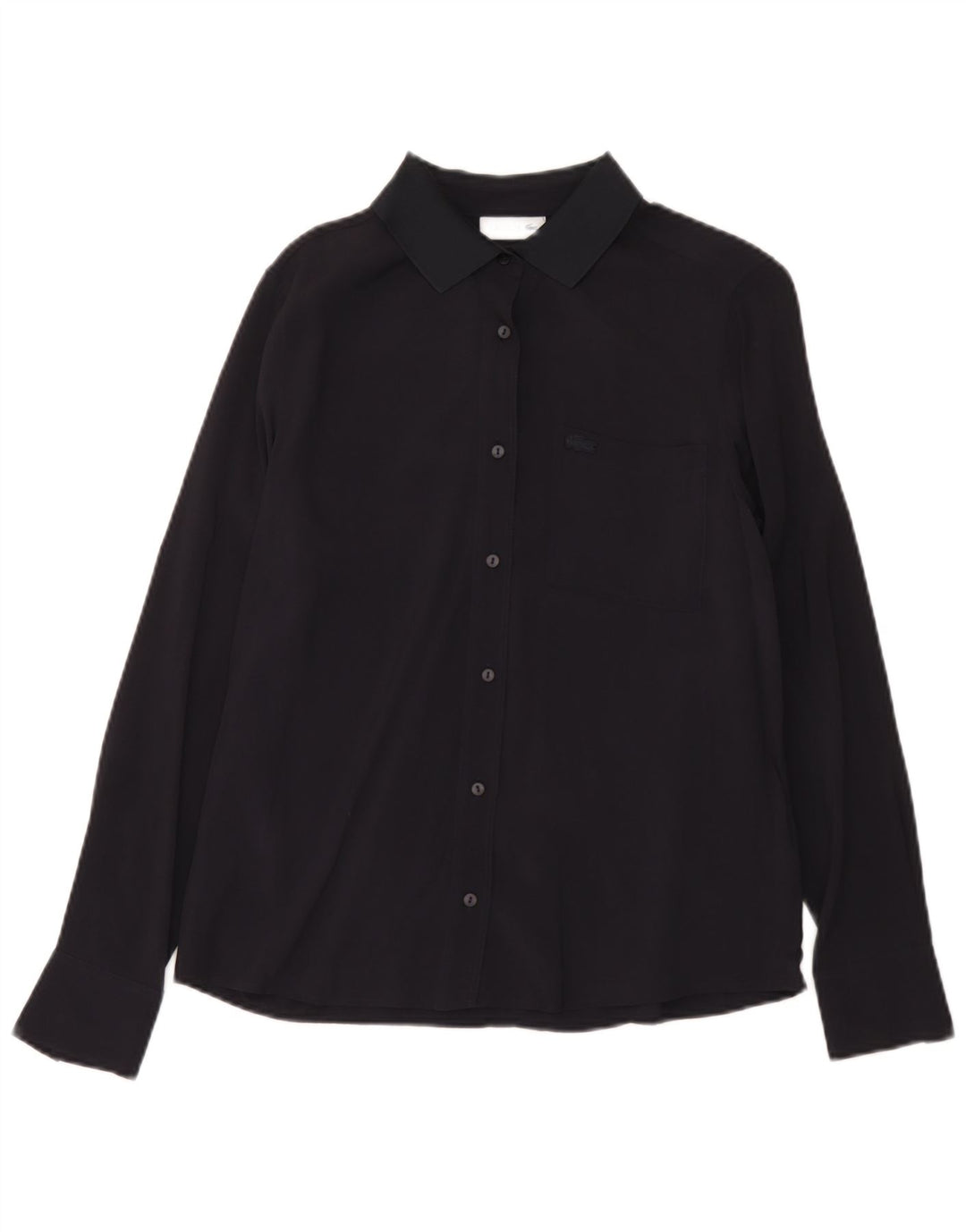 Lacoste Damen-Hemd, Größe 36, kleine schwarze Viskose