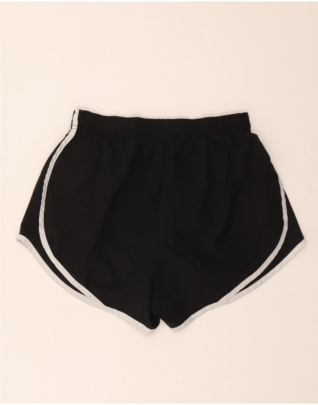 NIKE Damen Sportshorts UK 8 Small Schwarz Polyester