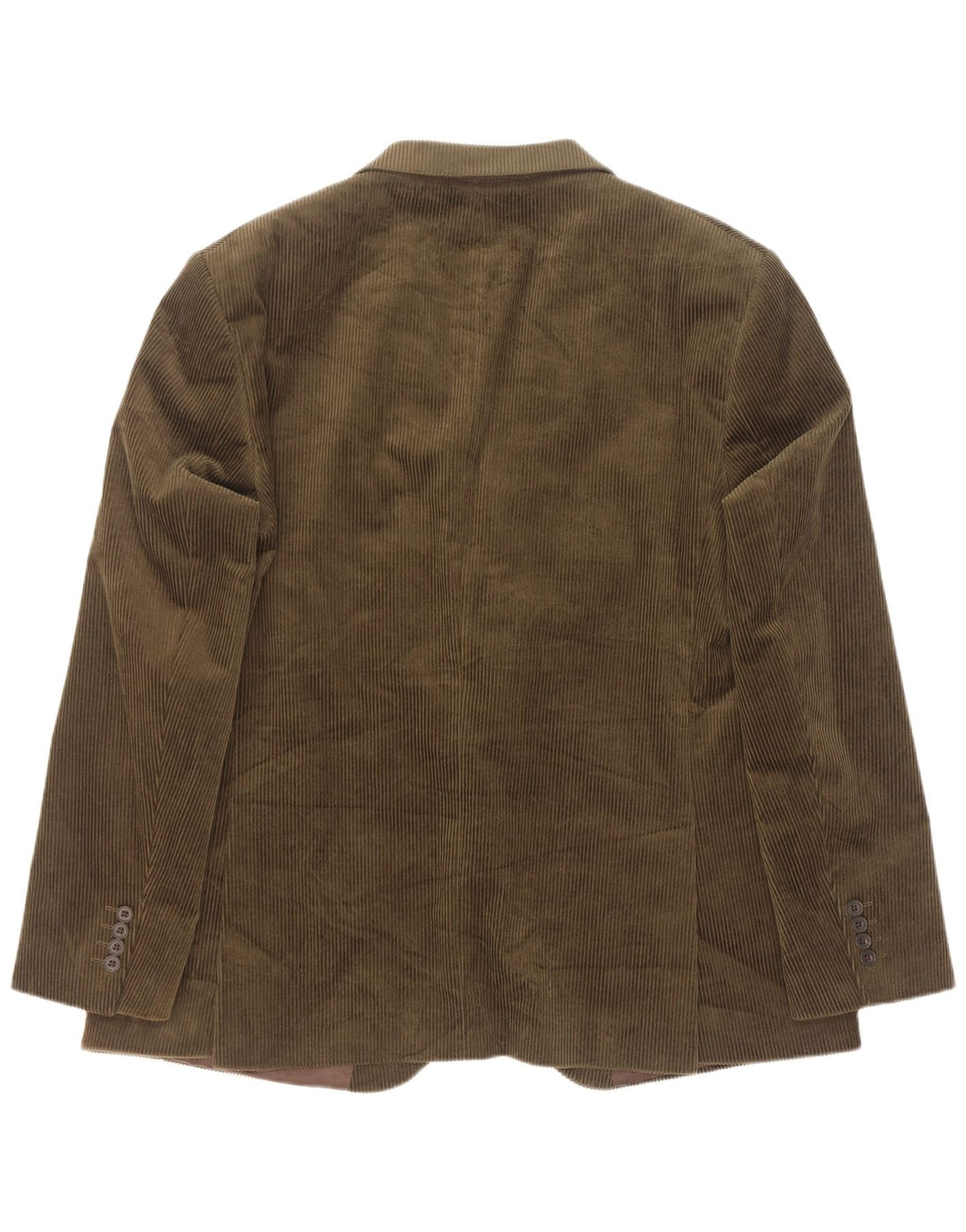 Marks & Spencer Herren-Blazer aus Cord mit 2 Knöpfen, Gr. 40, Khaki