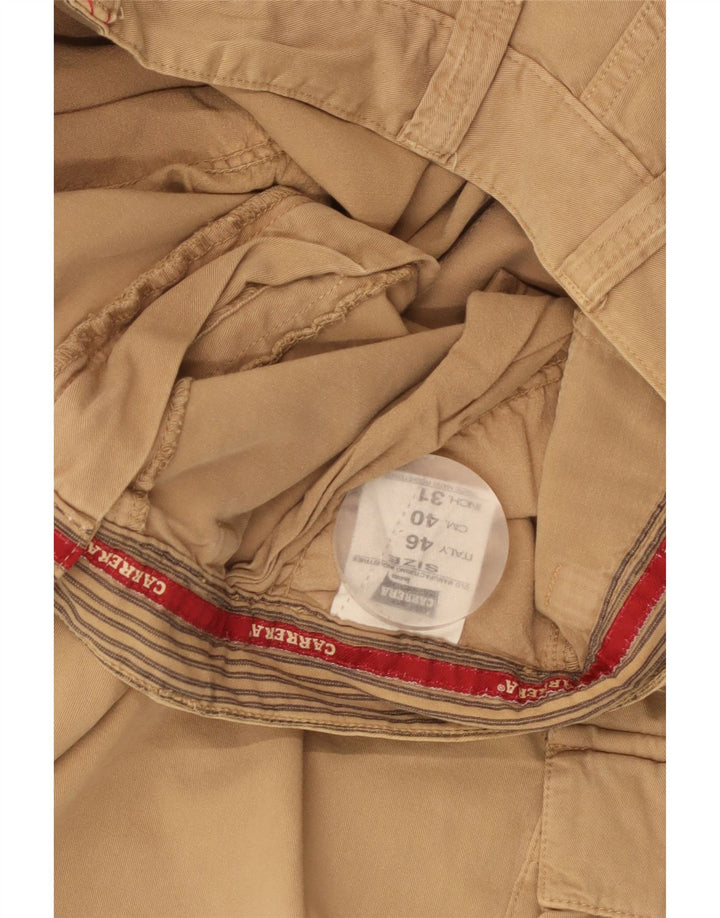 Carrera Herren Cargoshorts W31 Mittelbeige Baumwolle