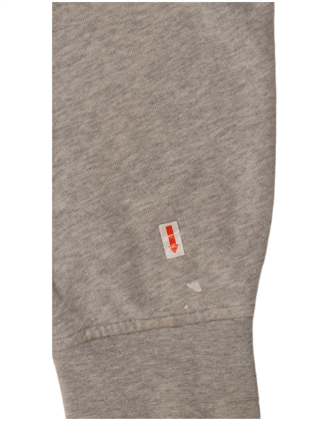 LACOSTE Herren-Kapuzenpullover mit Reißverschluss, Größe 5, große grau gefleckte Baumwolle