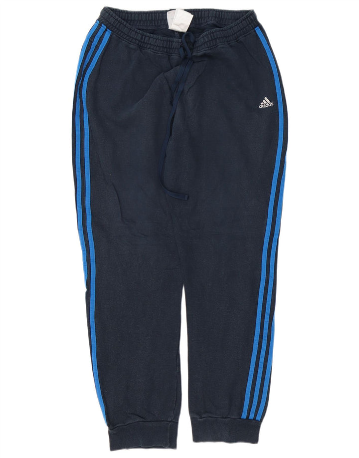 ADIDAS Herren Trainingshose Jogger UK 40/42 Medium Marineblau Baumwolle