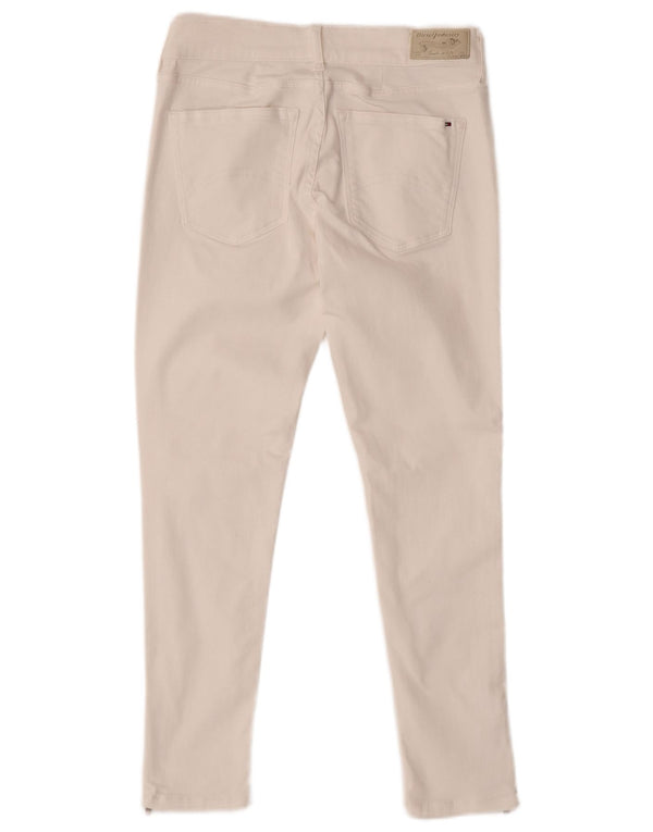 Tommy Hilfiger Damen Nora Mid Rise Skinny Jeans W28 L26 Weiß