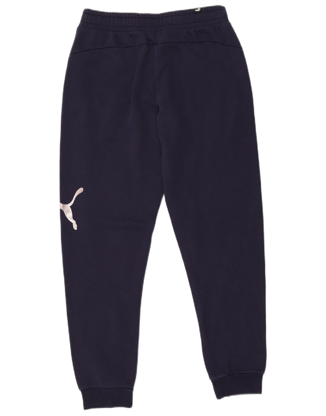 Puma Herren-Trainingshose mit Grafik, mittelblau, Baumwolle