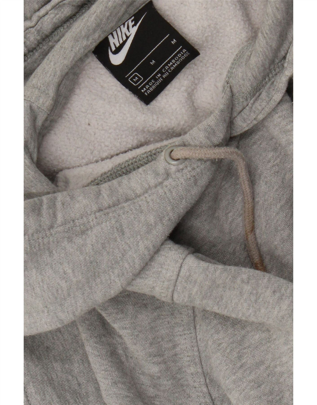 NIKE Mens Hoodie Jumper Medium Grey Cotton Vintage Nike and Second-Hand Nike from Messina Hembry 