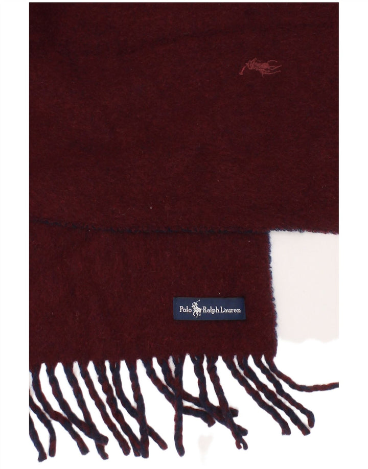 Polo Ralph Lauren Herren-Rechteckschal, Einheitsgröße, Burgunderrot, klassisch