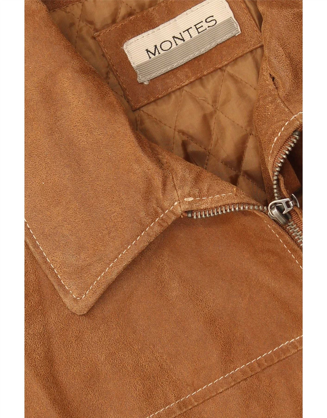 Montes Herren Wildlederjacke UK 42 XL Braun