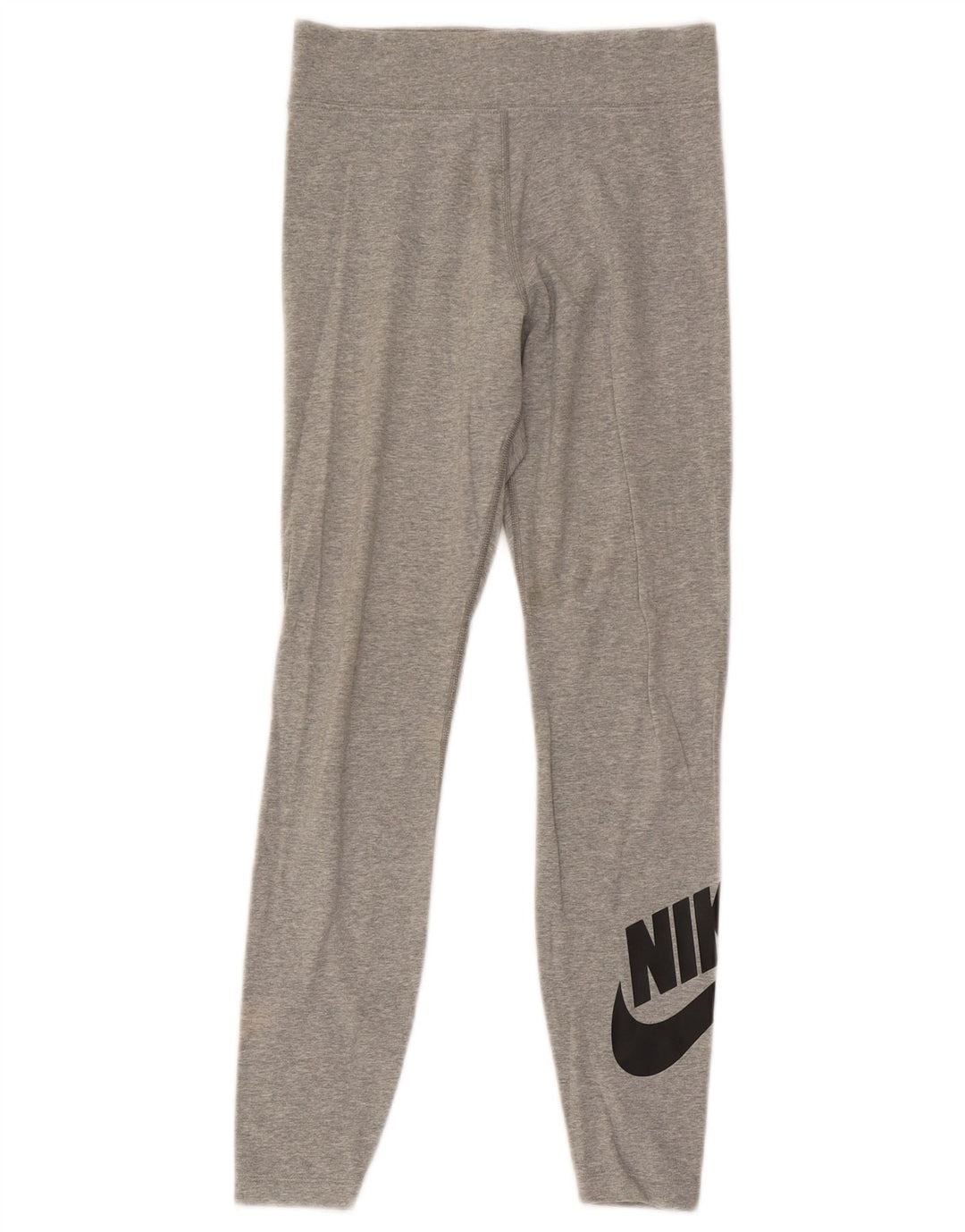 Nike Womens Graphic Leggings UK 8 Small Graue Baumwolle