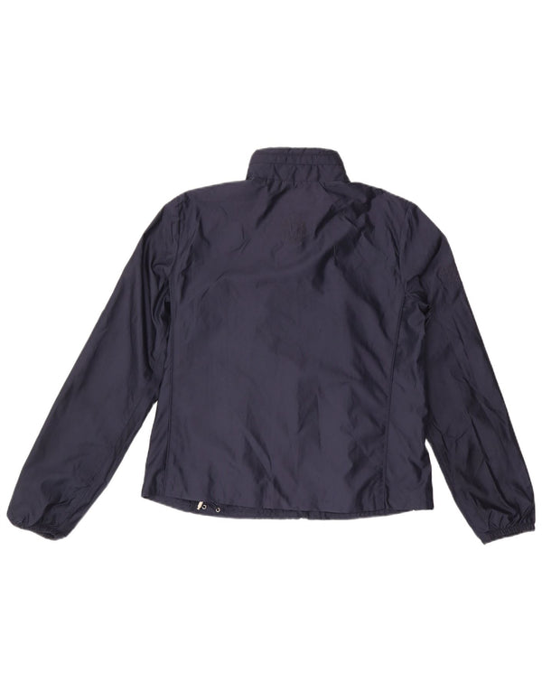 Ralph Lauren Womens Waterproof Rain Jacket UK 12 Medium Navy Blue Polyester