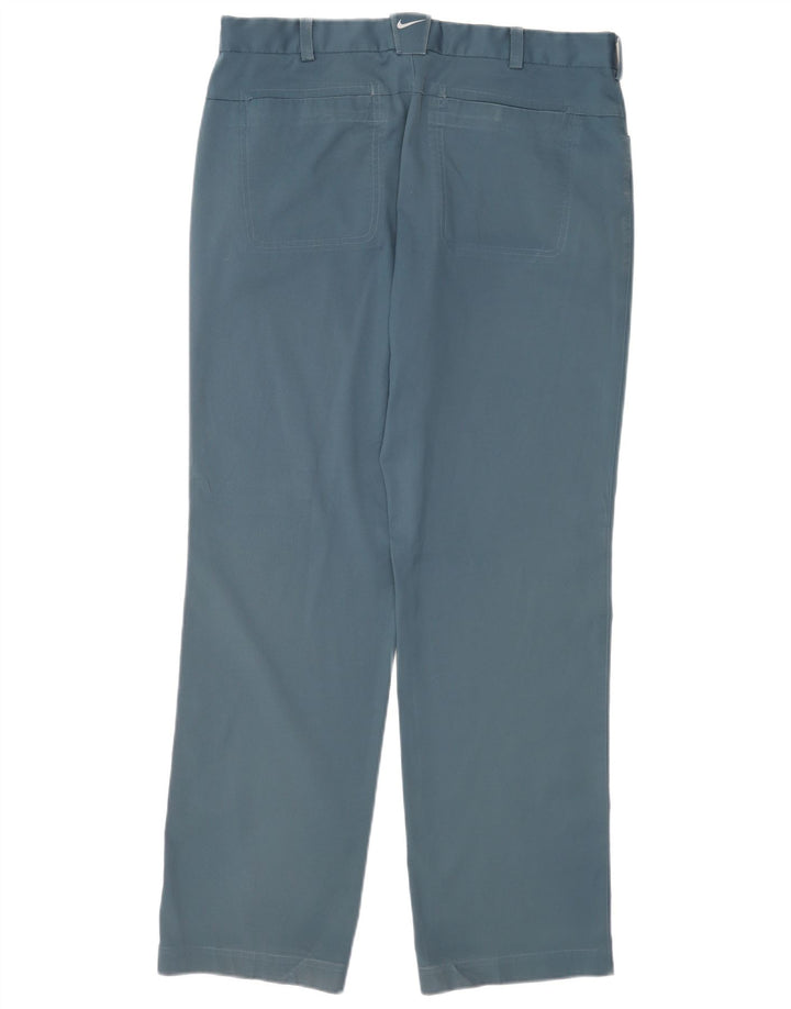 Nike Herren Golf Regular Hose W34 L32 Blaues Polyester