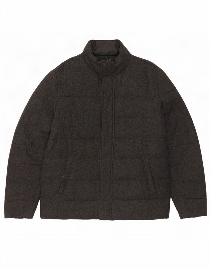 Gewehr gepolsterte Herrenjacke UK 46 3XL Grau