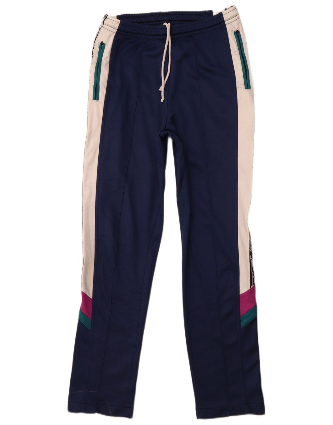 Asics Damen-Trainingsanzug IT 48 XL Marineblaues Colourblock-Polyamid