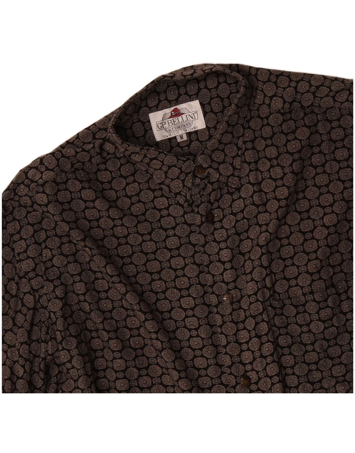 Hausarzt. BELLINI & COMPANY Herrenhemd mittelschwarze geometrische Viskose