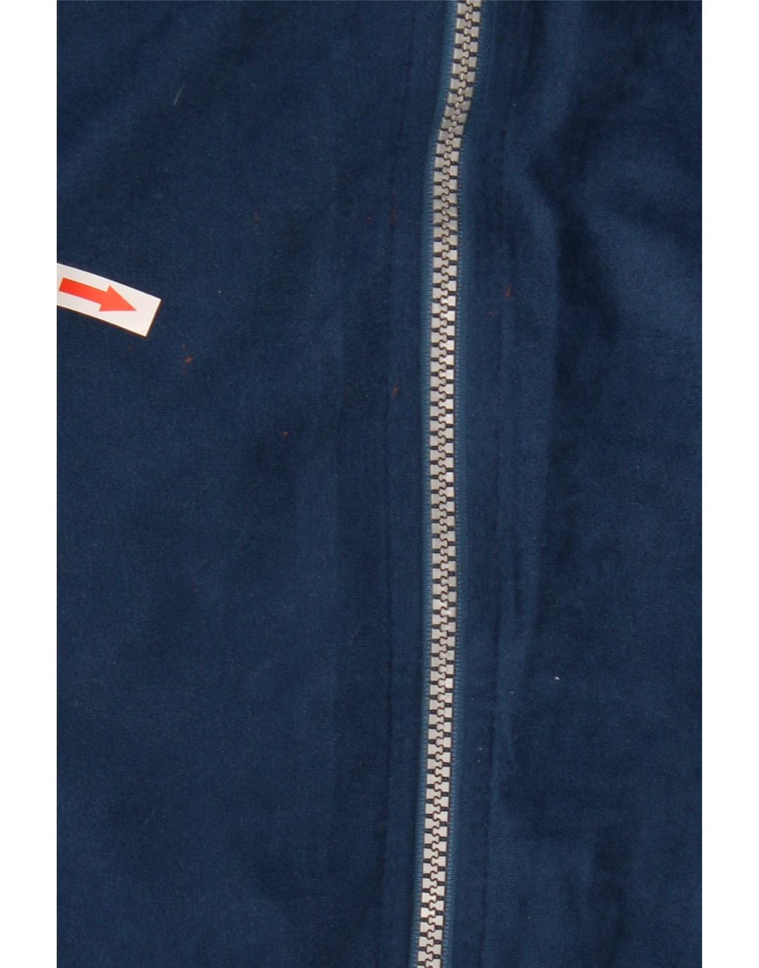 Aesse Herren-Trainingsanzug-Oberteil aus Velours, 2XL, Marineblau, Farbblock-Polyester