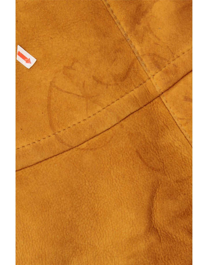 Vintage Damen Lammfelljacke mit Kapuze EU 44 XL Beige Lammfell