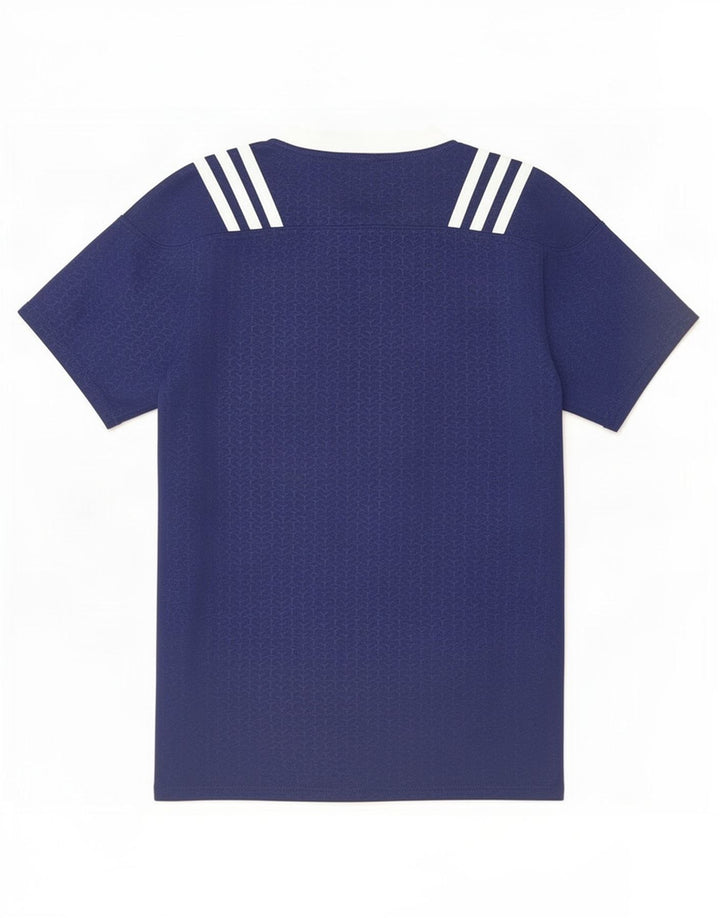 Adidas Herren T-Shirt Top Medium Marineblau Polyester