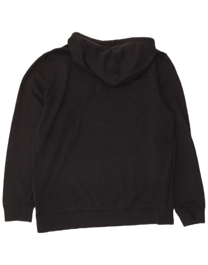 Levi's Herren-Pullover mit grafischem Kapuzenpullover, groß, aus schwarzer Baumwolle