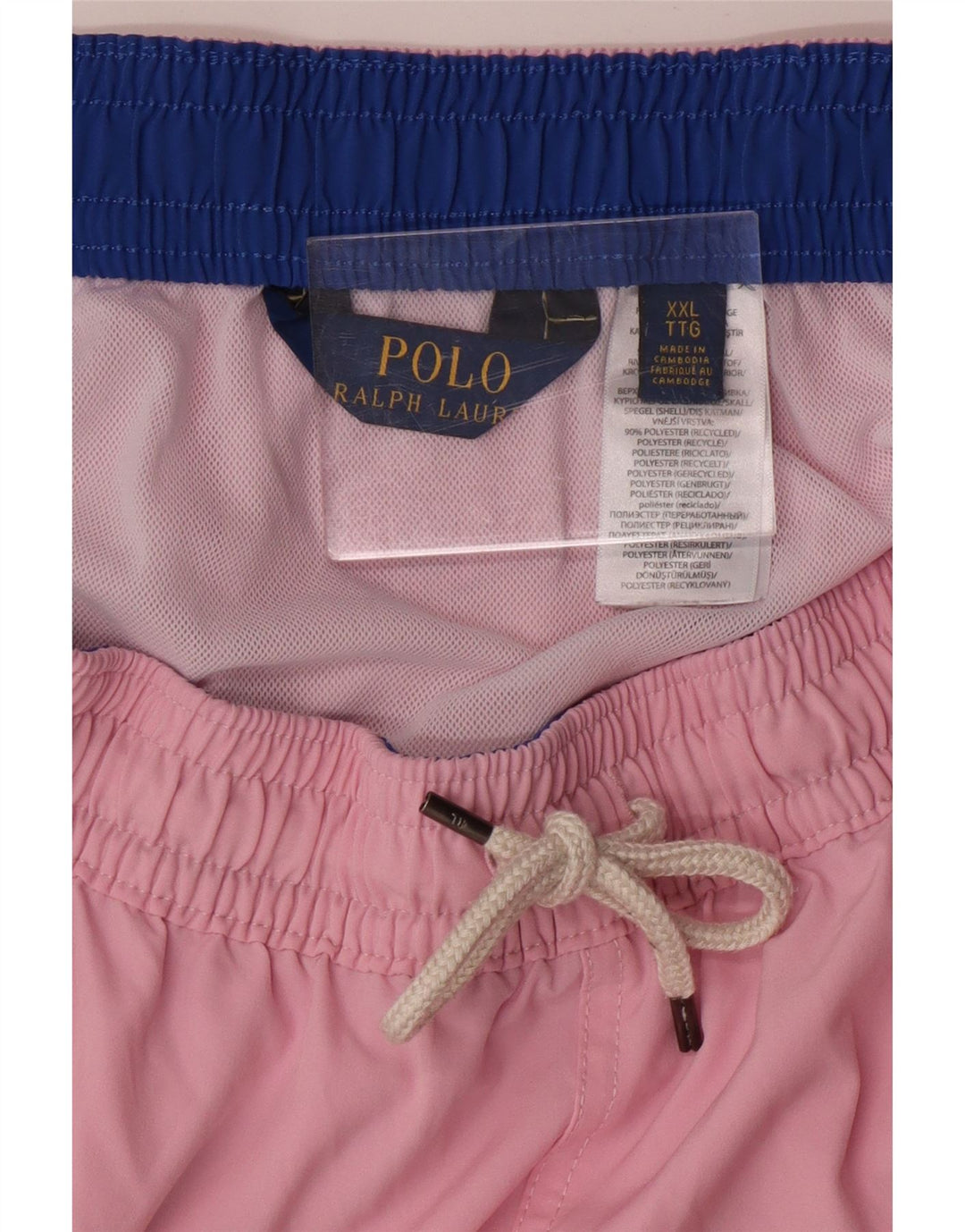 POLO RALPH LAUREN Herren Badeshorts 2XL Rosa Polyester