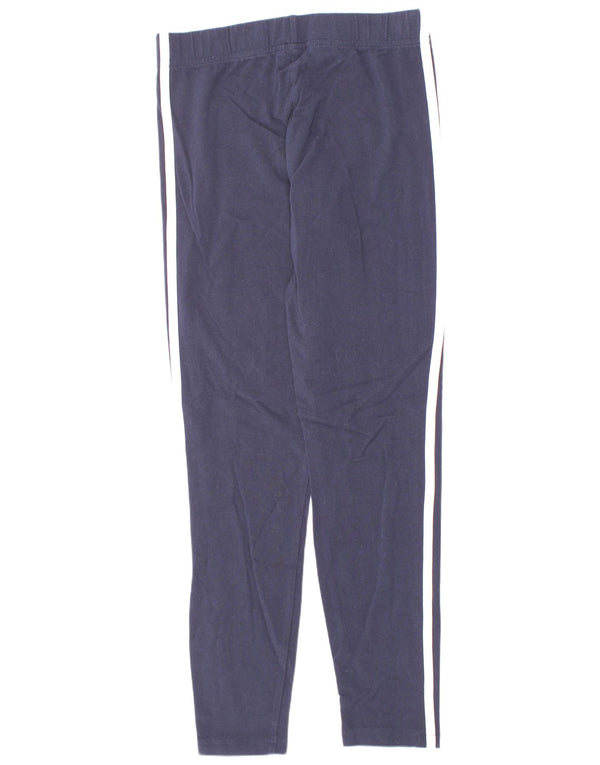 Adidas Leggings für Mädchen, 13–14 Jahre, marineblaue Baumwolle