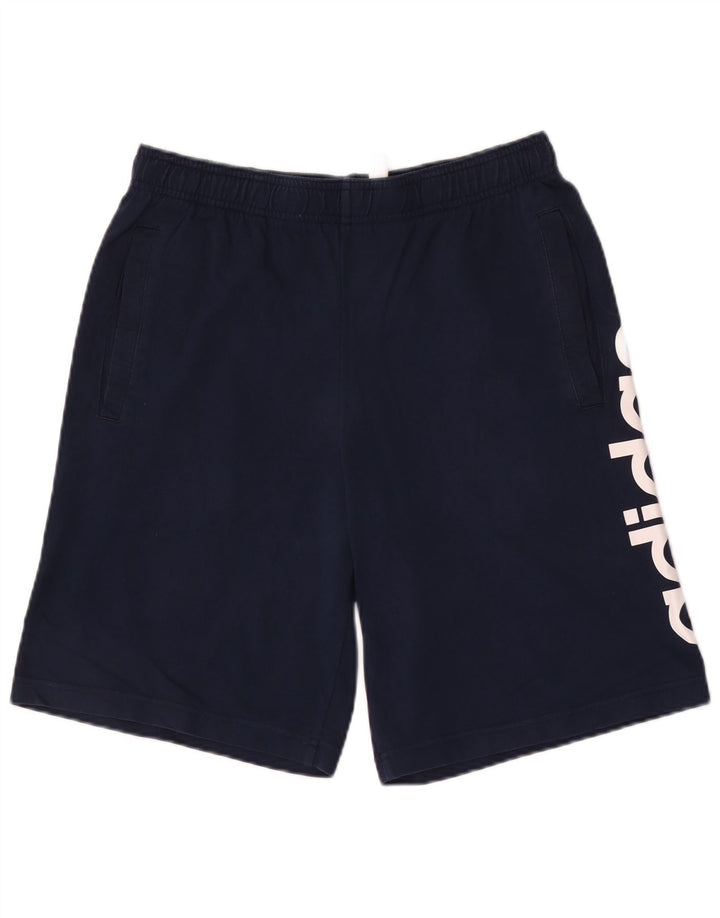 Adidas Herren Graphic Sport Shorts Medium Marineblau Baumwolle