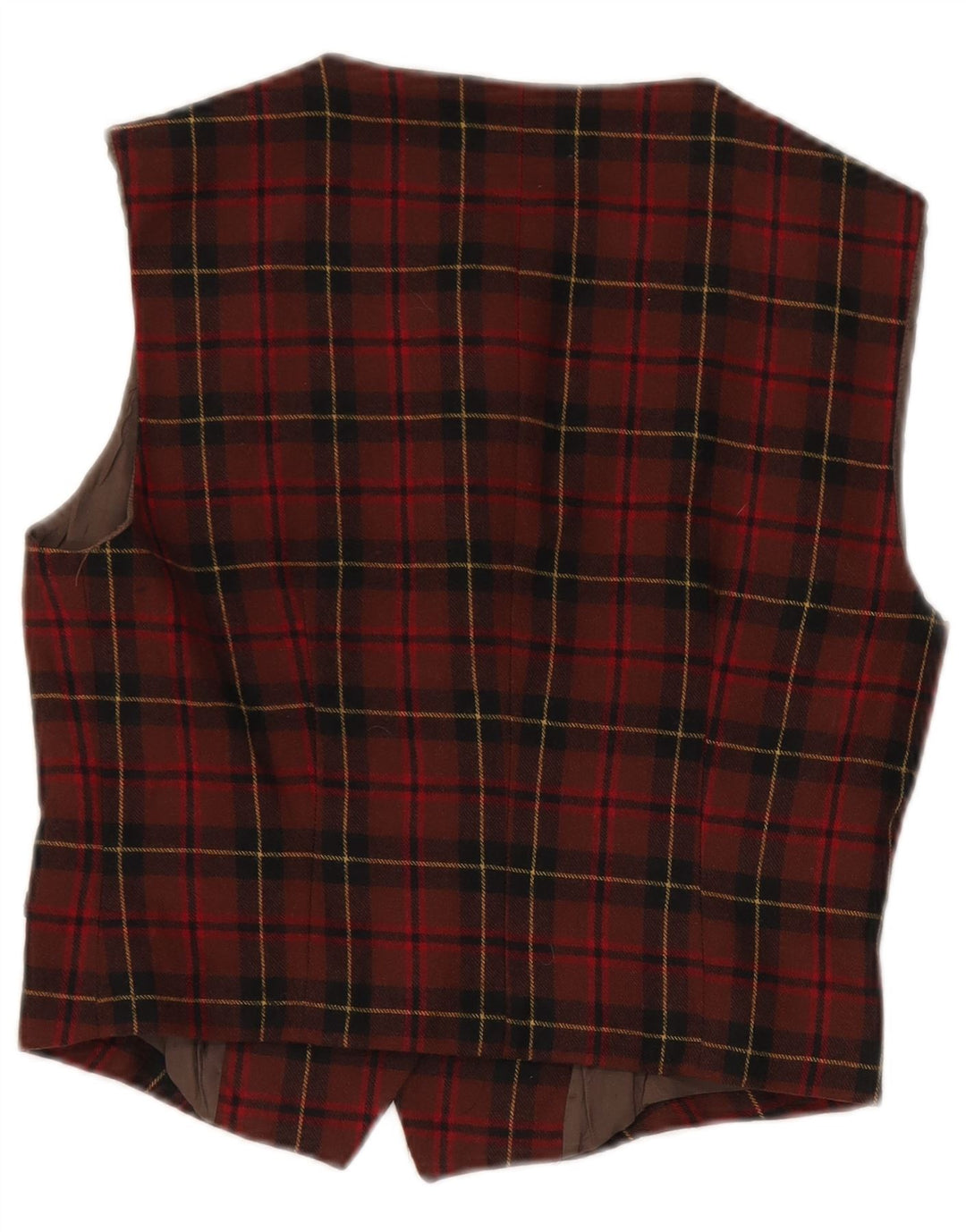 Vintage Damen 2-teiliges Set IT 42/44 Medium W26 L28 Rot karierte Wolle