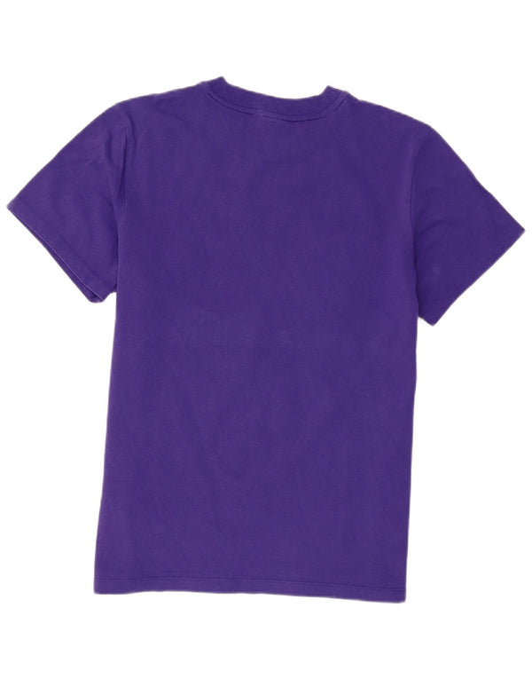 Adidas Herren Grafik T-Shirt Top Small Lila Baumwolle