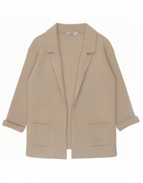 Marks & Spencer Damen-Cardigan-Pullover UK 10 Small Beige Wolle