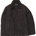 TRUSSARDI JEANS Herren wattierte Jacke IT 46 Small Schwarz