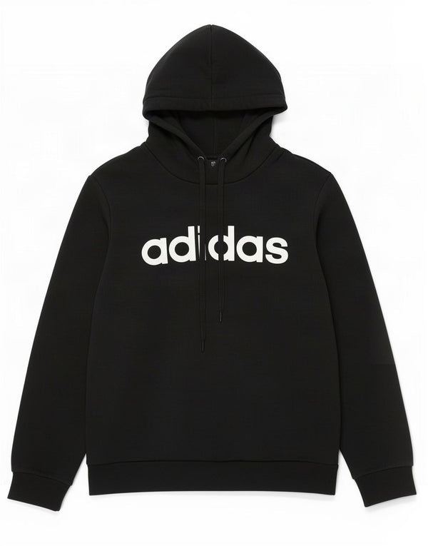 Adidas Damen Graphic Hoodie Pullover UK 20/22 XL Schwarz Baumwolle