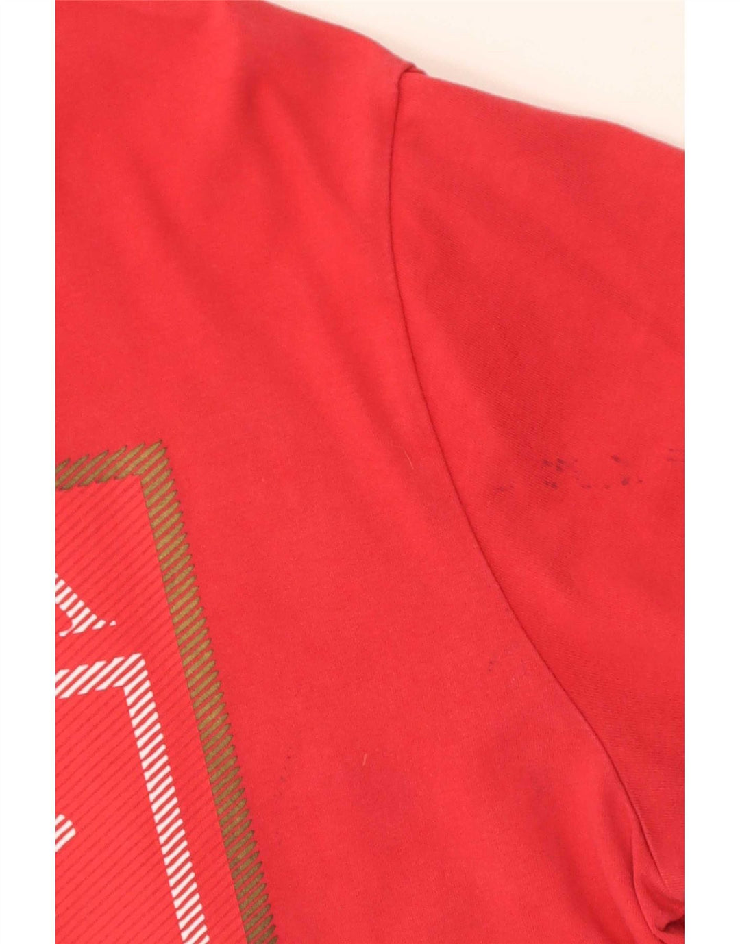 Nike Herren-T-Shirt mit Grafik, XL, rote Baumwolle