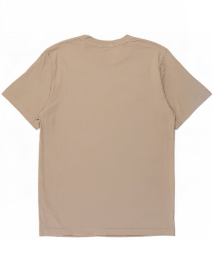 Nike Herren T-Shirt Top Large Beige Baumwolle